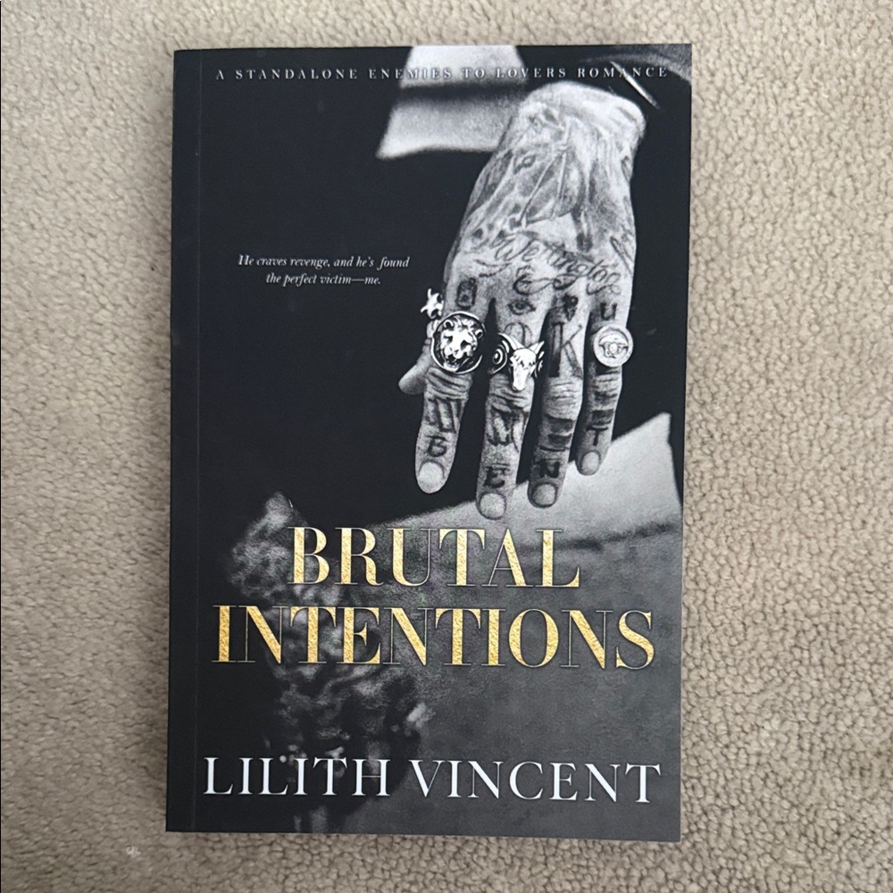 Brutal Intentions paperback (buy 2 books for $30)